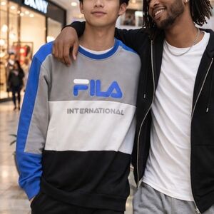 Fila Sweatshirt Colorblock Sweater NWT‎ Small